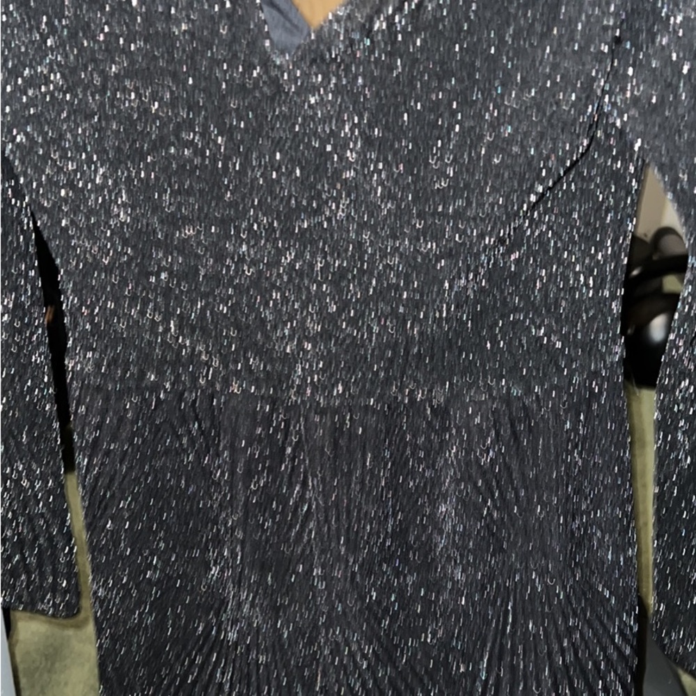 Beautiful romper black and silver
